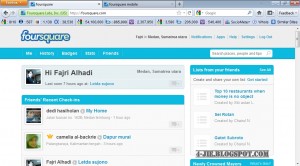 Tampilan Foursquare dulu