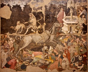 "The Triumph of Death" mural, Palazzo Abatellis, Palermo - detail